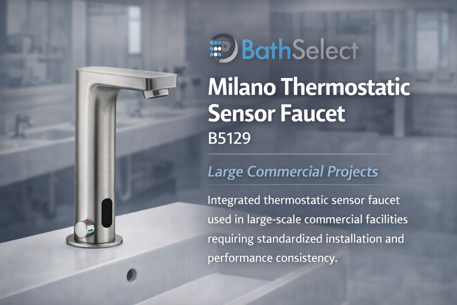 Milano Thermostatic Sensor Faucet B5129